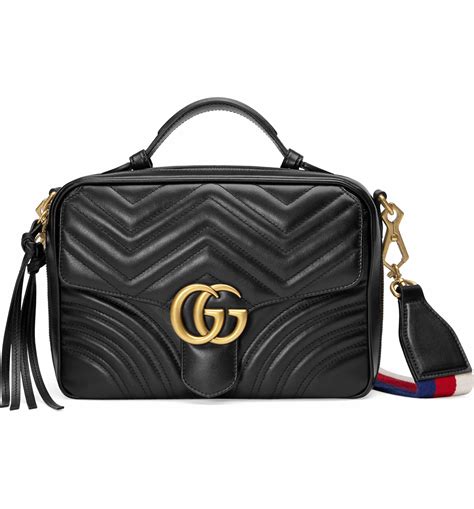 gucci small gg marmont 2.0 matelassé leather camera bag|Gucci Marmont mini street style.